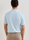 Soprano Waves Performance Jersey Polo in Blue Brisk by Peter Millar