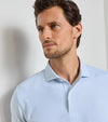Mayfield Performance Jersey Polo in White by Peter Millar