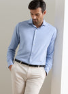 Excursionist Flex Solid Sport Shirt in Dusk Blue by Peter Millar