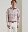 Dante Cotton Sport Shirt in Rose Quartz by Peter Millar