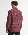 Bank Regular Long-Sleeved Shirt in Dark Bordeaux by Barbour