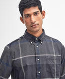 Dunoon Tailored Fit Shirt in Graphite by Barbour