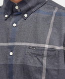 Dunoon Tailored Fit Shirt in Graphite by Barbour