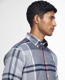 Dunoon Tailored Fit Shirt in Blue Granite by Barbour