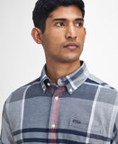 Dunoon Tailored Fit Shirt in Blue Granite by Barbour