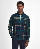 Dunoon Tailored Fit Shirt in Green Loch by Barbour