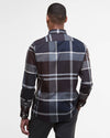 Dunoon Tailored Long-Sleeved Shirt in Midnight Oak Tartan by Barbour