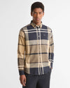Dunoon Tailored Long-Sleeved Shirt in Birchwood Dress Tartan by Barbour