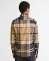 Dunoon Tailored Long-Sleeved Shirt in Birchwood Dress Tartan by Barbour