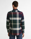 Dunoon Tailored Long-Sleeved Shirt in Evergreen Tartan by Barbour