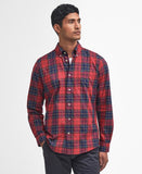 Wetheram Tailored Fit Shirt in Red by Barbour