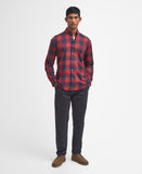 Wetheram Tailored Fit Shirt in Red by Barbour