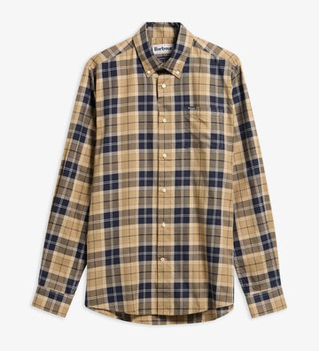 Wetheram Tailored Long-Sleeved Shirt in Birchwood Dress Tartan by Barbour