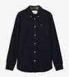 Ramsey Tailored Long-Sleeved Shirt in Navy by Barbour
