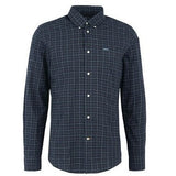 Lomond Tailored Shirt in Classic Black Slate by Barbour