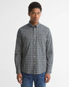 Lomond Tailored Long-Sleeved Shirt in Evergreen Tartan by Barbour