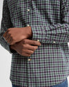 Lomond Tailored Long-Sleeved Shirt in Evergreen Tartan by Barbour