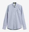 Padshaw Tailored Long-Sleeved Shirt in Blue by Barbour