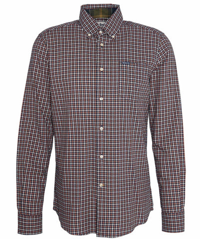 Padshaw Tailored Shirt in Classic Navy by Barbour