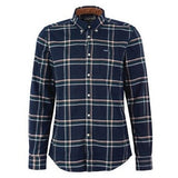 Ronan Tailored Check Shirt in Inky Blue by Barbour