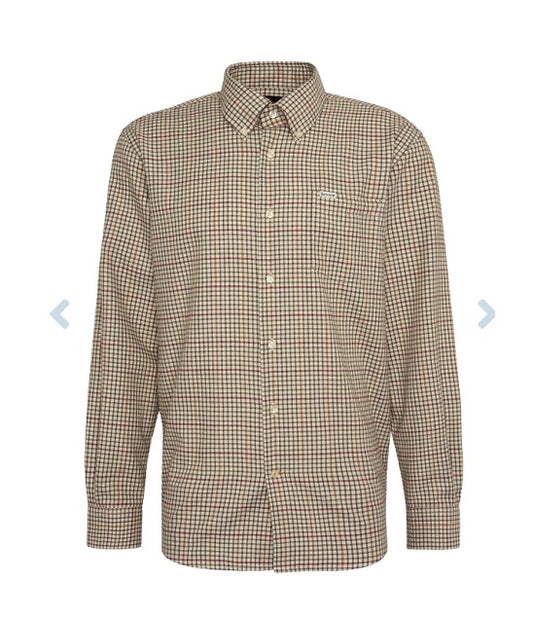 Henderson Thermo Weave Long-Sleeved Shirt in Ecru by Barbour