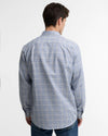 Henderson Thermo Weave Long-Sleeved Shirt in Deep Blue by Barbour