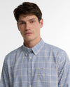 Henderson Thermo Weave Long-Sleeved Shirt in Deep Blue by Barbour