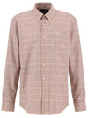 Henderson Thermo Weave Long-Sleeved Shirt in Fired Brick by Barbour