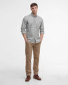 Henderson Thermo Weave Long-Sleeved Shirt in Whisper White by Barbour