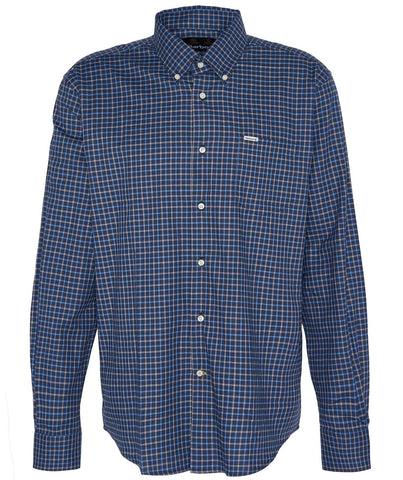 Preston Shirt in Dark Navy by Barbour