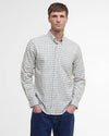 Preston Regular Long-Sleeved Shirt in Olive by Barbour