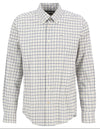 Preston Regular Long-Sleeved Shirt in Olive by Barbour