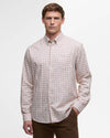 Preston Regular Long-Sleeved Shirt in Fired Brick by Barbour