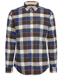 Valley Tailored Fit Check Shirt in Ecru by Barbour