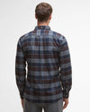 Valley Tailored Long-Sleeved Shirt in Dark Oak by Barbour