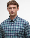 Turville Regular Long-Sleeved Shirt in Mallard Green by Barbour