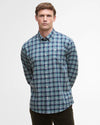 Turville Regular Long-Sleeved Shirt in Mallard Green by Barbour