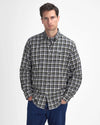 Turville Regular Long-Sleeved Shirt in Olive by Barbour