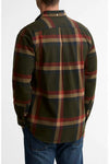 Folley Tailored Long-Sleeved Shirt in Mid Olive by Barbour