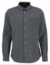 Turner Tailored Long-Sleeved Shirt in Grey Marl by Barbour