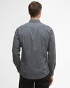 Turner Tailored Long-Sleeved Shirt in Grey Marl by Barbour