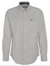 Turner Tailored Long-Sleeved Shirt in Olive by Barbour