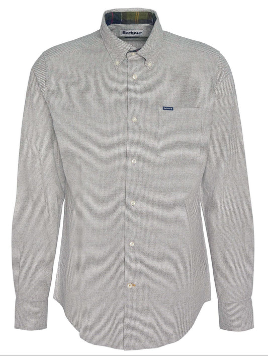 Turner Tailored Long-Sleeved Shirt in Olive by Barbour