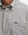 Turner Tailored Long-Sleeved Shirt in Olive by Barbour