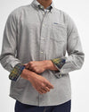 Turner Tailored Long-Sleeved Shirt in Olive by Barbour