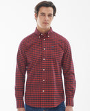 Emmerson Tailored Shirt in Classic Red by Barbour