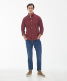 Emmerson Tailored Shirt in Classic Red by Barbour