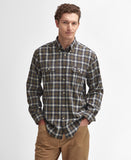 Penrice Regular Long-Sleeved Shirt in Navy Marl by Barbour