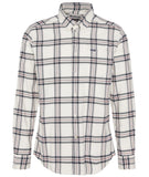 Bromley Tailored Long Sleeved Shirt in Whisper White by Barbour