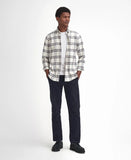 Bromley Tailored Long Sleeved Shirt in Whisper White by Barbour